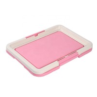 Portable Potty Trainer Protect Floor Litter Training Pad Tray Dog Toilet