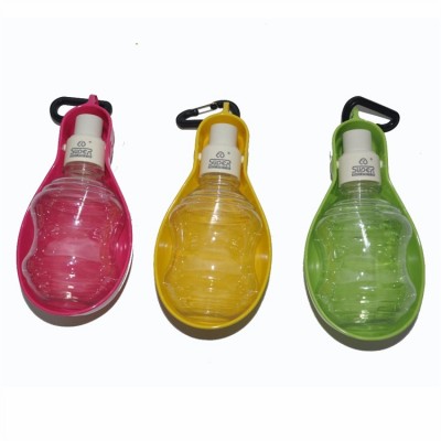 Most Popular Portable Plastic Pet Outdoor Travel Drink Feeding Bottle Pet Dog Water Bottle