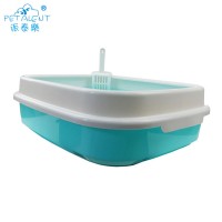 Plastic dog toilet waste litter tray,indoor cat toilet box