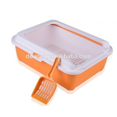 HOT sale cat and dog luxury toilet plastic,cat litter tray